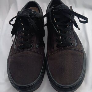 Vans Old Skool Black & Black Shoes Skateboarding Shoes Sneakers Low Top